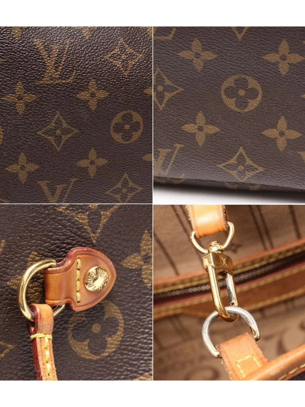 Louis Vuitton Tote Shoulder Bag Neverfull MM Monogram